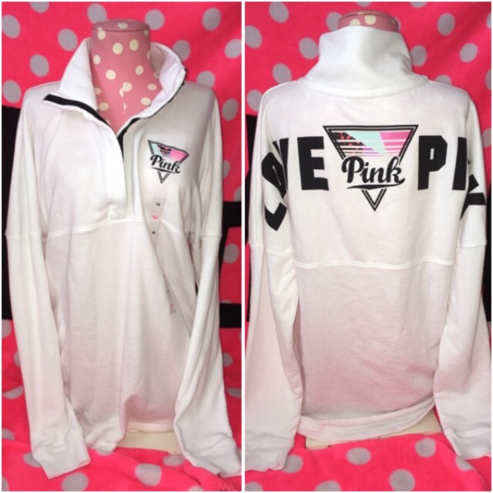 Victoria’s Secret PINK half zip NWT Sz. XS